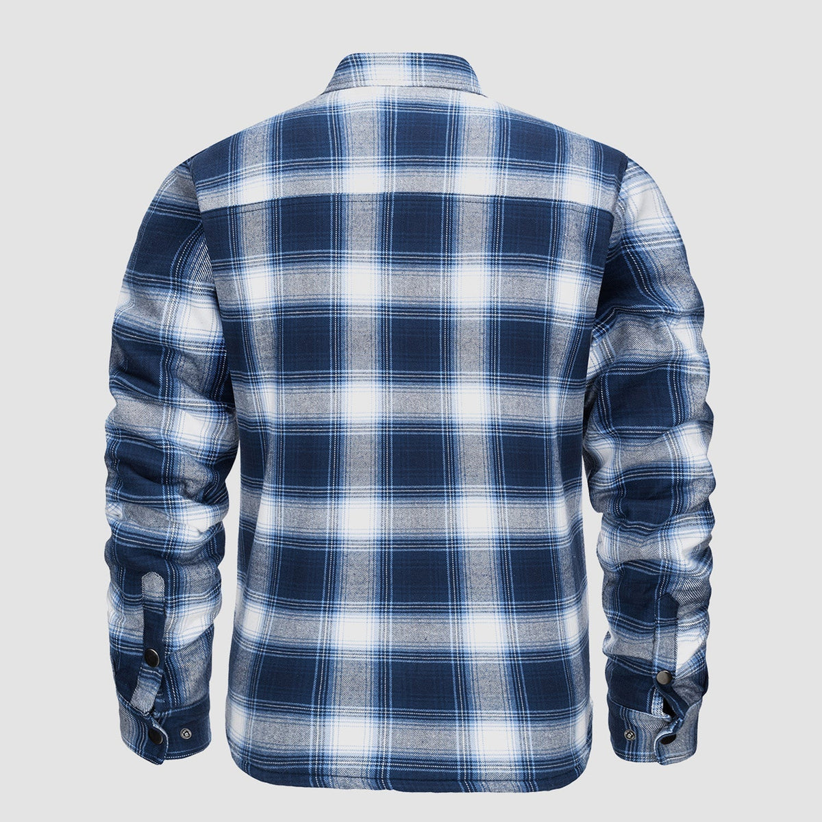 Douglas™ | Quilt-Lined Plaid Flannel Bomber Jacket