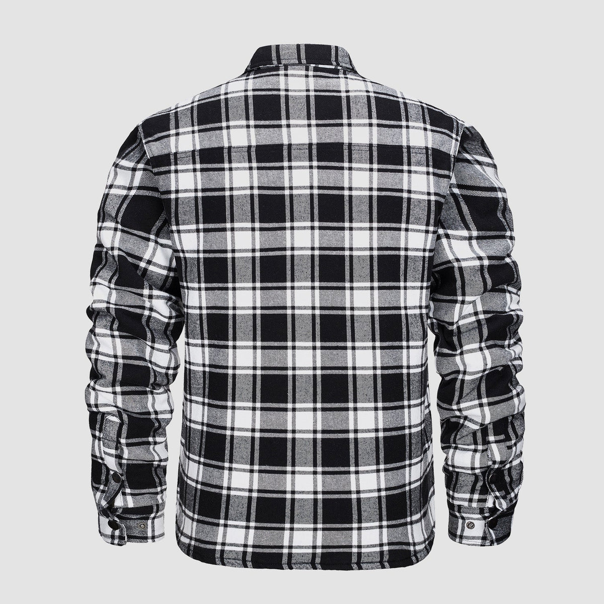 Douglas™ | Quilt-Lined Plaid Flannel Bomber Jacket
