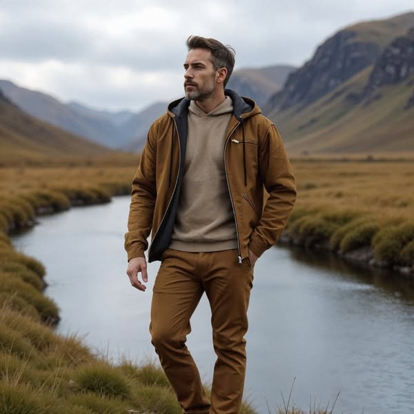 Henry™ | Warm Fleece Lined Hooded Vintage Jacket