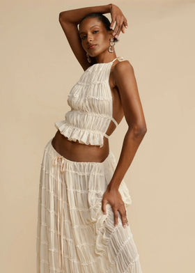 White set (Skirt + Top)