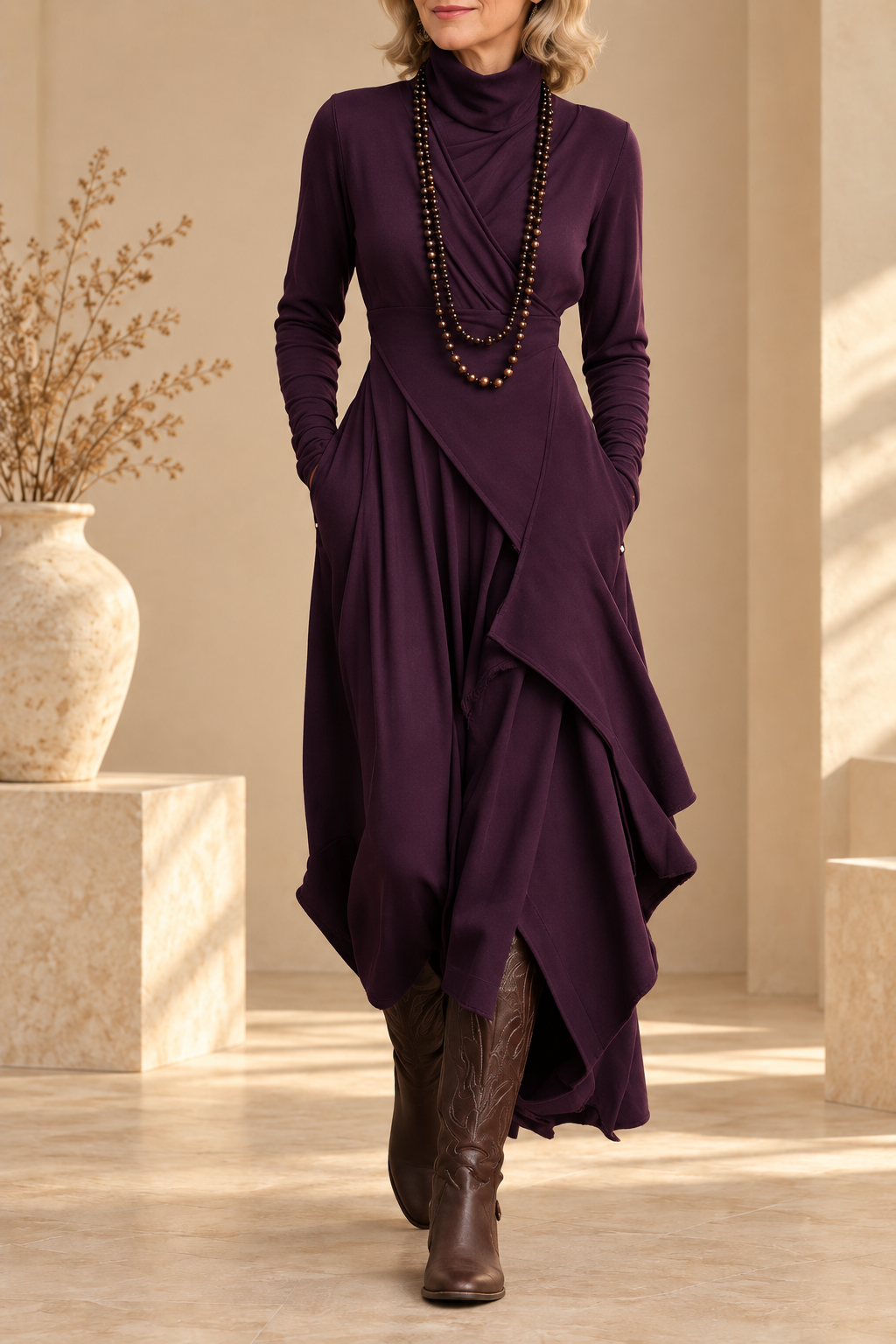 Genevieve | The Turtleneck Maxi