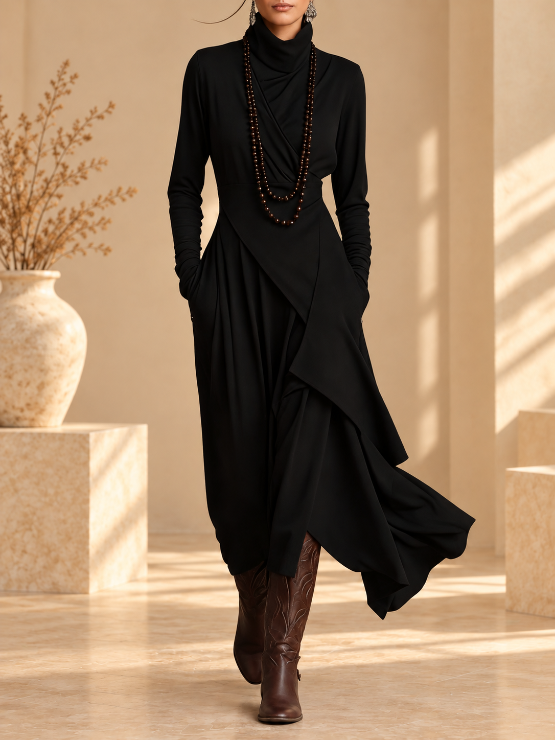 Genevieve | The Turtleneck Maxi