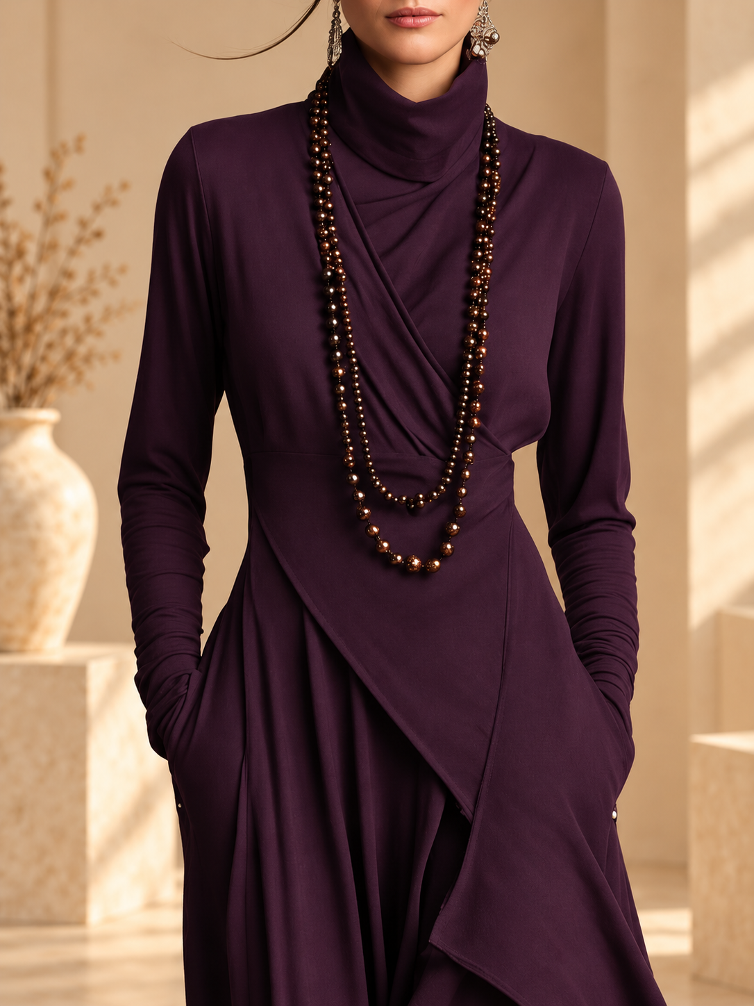 Genevieve | The Turtleneck Maxi