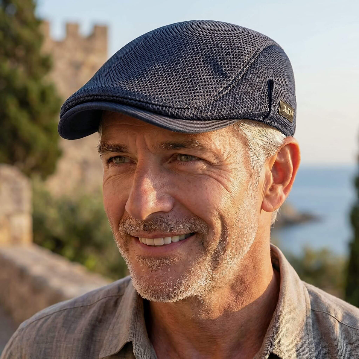 MeshCap | Casual Flat Cap for Men