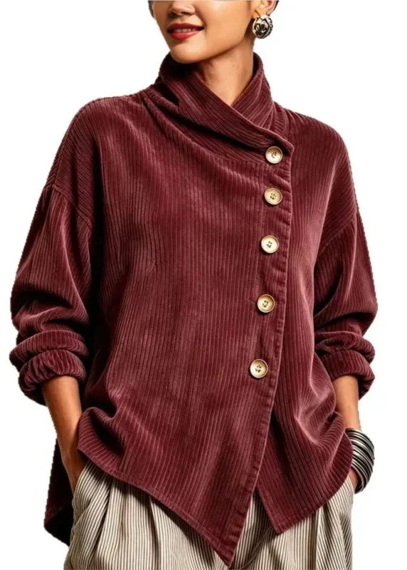Olivia | Corduroy Button Shirt