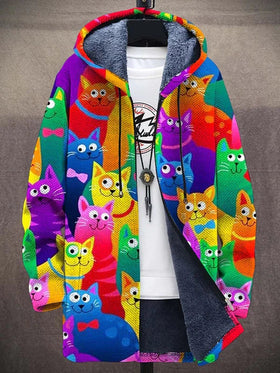 Colourful cat pattern
