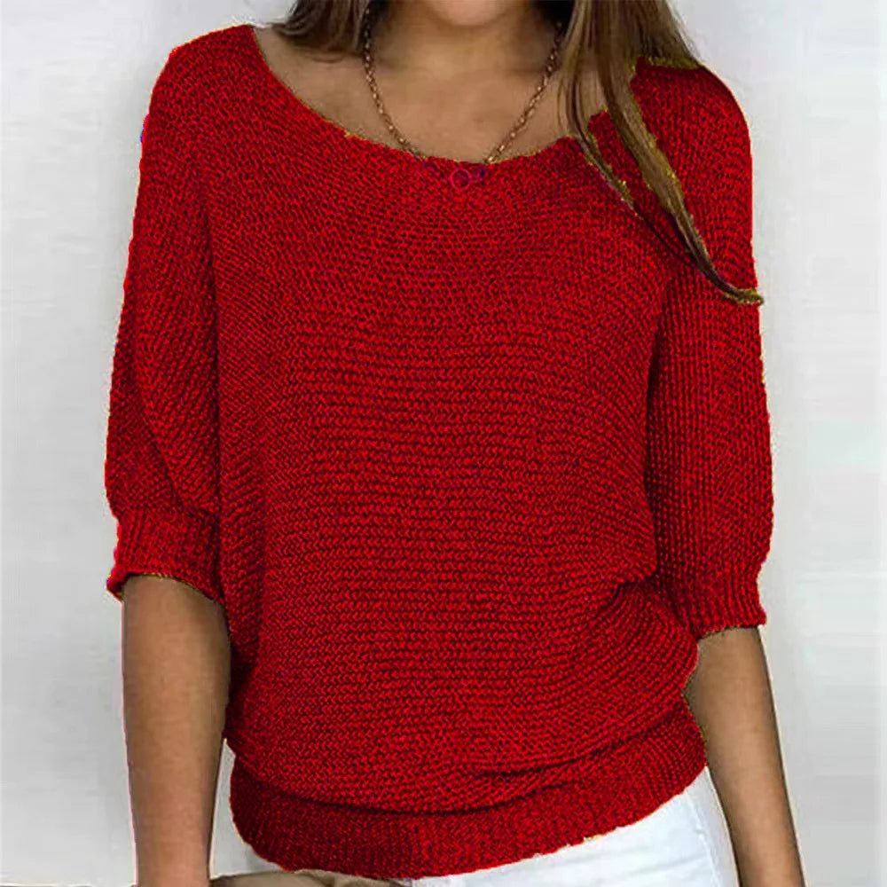 Sorella | Textured Relaxed Fit Top for Women | Smart Casual